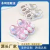 Venta al por mayor transfronteriza de zapatos nuevos de verano para niñas, Zapatos suaves de suela blanda para bebé tipo princesa, Zapatos para niños pequeños de verano