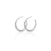 Brincos Argola com Pino de Prata Pura S999 2026 Novo Estilo Popular Brincos de Tarraxa Elegantes Simples de Alta Qualidade Joia de Orelha Versátil para Mulheres