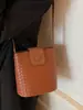 Bolsa de Palha Tecida de Luxo para Mulheres 2026 Novo Estilo Coreano Moda Versátil Bolsa de Ombro Bolsa Transversal de Nicho