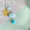 Novo Chaveiro Nuvem Sem Falar Excêntrico, Pingente Divertido de Desenho Animado para Mochila de Meninas, Pequeno Acessório para Melhores Amigas e Casais