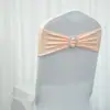 Correas de Hebilla de Diamante Gratis de Amazon Transfronterizas Funda Elástica para Silla de Hotel Boda Anillo de Correa de una Sola Capa Mariposa