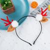 Nueva Horquilla Navideña de Astas para Mujer Estéreo Felpa Clip Superior Horquilla Lindo Alce Horquilla Accesorios para el Cabello Accesorios Navideños para el Cabello