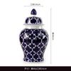 Fundo Azul Vaso de Porcelana Azul e Branco Vaso de Flores Sala de Estar Francesa Entrada Mesa de Centro Armário de Vinho Estudo Estilo Chinês Novo Ornamentos Arranjo de Flores de Chão