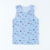 Chaleco de Verano Delgado para Niño de Algodón Puro sin Mangas Tipo Sling para Bebé Niños Medianos y Grandes Top de Dibujos Animados para Niños Camiseta Base