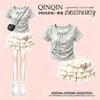 Moda 2026 Verano Nuevo Estilo para Niñas Mayores: Conjunto de Top de Encaje Patchwork con Lazos Estilo Coreano y Falda Linda de Pastel