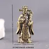 Lingote de latão estilo antigo e pequenos ornamentos do Deus da Riqueza Ruyi para casa, pets de chá, peças de mão de cobre puro para mesa, artesanato atacado