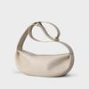 2026 Novo Modelo Bolsa Feminina Versátil de Couro Genuíno de Grande Capacidade para o Dia a Dia, Bolsa Transversal, Bolsa de Ombro, Bolsa de Axila Dumpling Nuvem