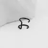 Nuevo Clip para Oreja de Acero Inoxidable en Forma de U de Alta Gama de Doble Capa, Tachuela para Cartílago de la Oreja sin Perforación, Aro para Labio sin Perforación, Clip para Labio Sencillo Personalizado
