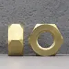 Porcas Sextavadas de Cobre, Porcas de Cobre, Parafusos de Cobre, Tampas de Parafuso M1.6M2M3M4M5-M16 Certificação Padrão Nacional