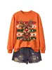 Moda europea eBay Amazon divertida moderna para mujer gafas de reno corazón copo de nieve caja de regalo sudadera