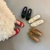 Pantuflas Minimalistas de Estilo Francés con Punta Abierta para Mujer, Adecuadas para Usar al Aire Libre, Nuevo Modelo Verano 2026, Combinadas con Vestidos, Sandalias de Cuña Estilo Vacaciones