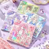 Nuevo Libro de Pegatinas de Juego de Disfraces para Niñas Xinmo, Pegatinas Energéticas de Maquillaje de Princesa para que Jueguen las Niñas Pequeñas