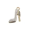 16 Colgantes de Aleación Esmaltada DIY Labial Encantos Estilo Chanel Pulsera Pendientes Llavero Colgantes Accesorios de Joyería