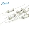Fusible en línea de tubo cerámico 5*20 con pin de plomo de ruptura rápida F0.5A/1A/3.15a10a20a30a/250V