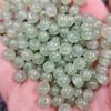 Contas Grossas de Ábaco de Aventurina Jade Contas Soltas Jade Quartzo Verde Água Clara Rocha Jade Fivela Espaçador Pulseira Colar Contas de Joalheria