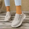 Verão 2026 Novo Comércio Exterior Plus Size Feminino Casual Confortável Moderno Roupa Externa Estilo Esportivo Mocassins Tamanho Único