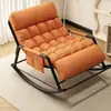Mecedora Doble Ajustable Modelo Nuevo Silla para Siesta Sala de Estar Balcón Silla de Ocio Sofá Perezoso para Dormir en Casa