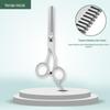 Kit de Tesouras Profissionais para Cabeleireiro Preto Dourado Ferramentas Tesouras de Cabelo Tesouras Retas Tesouras Dentadas Tesouras de Aço Inoxidável Franja