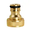 Atacado do Fabricante Conector de Torneira de Bico de Cobre Puro de Seis Pontos Acessórios de Válvula de Água para Lavatório Doméstico Conector Rápido de Seis Pontos