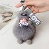 Venta al por mayor transfronteriza Muñeca para dormir Fox Mao Mao Llavero para coche Muñeca Colgante de felpa Lindo Colgante para bolso Mujeres