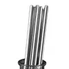 Palitos de Aço Inoxidável 304 de Grau Alimentício Domésticos Antiderrapantes, Antimofo, Resistentes a Altas Temperaturas e Antibacterianos Fixador de Ferro Metálico Conjunto de Talheres