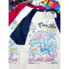 Camisetas personalizadas de manga curta 100% algodão para eventos esportivos, personalização de LOGO DIY de formatura para alunos do ensino fundamental II e médio