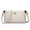 Nova bolsa pequena de couro macio, simples e estilosa, bolsa de mão de alta qualidade, bolsa de ombro, bolsa pequena, bolsa para celular, bolsa feminina, transfronteiriça