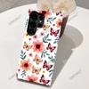 Funda de Teléfono Samsung S24+ Floral Mariposa Más Vendida Transfronteriza S25Edge Funda de Película de Transferencia Térmica Cubierta Protectora Artística