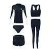 Traje de Buceo Estilo Coreano para Pareja Traje de Baño de Manga Larga para Mujer Antimedusas Traje de Snorkel Dividido Protección Solar Ajustado Traje de Baño