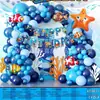 Conjunto de Balões de Aniversário Infantil para Crianças de 1 a 5 Anos, Suprimentos de Decoração para Cena de Festa, Conjunto Completo para Meninos e Meninas