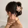 Clip de tiburón de felpa con borlas y lazo para Otoño e Invierno, Accesorio grande para el cabello, Pinza para agarrar la parte posterior de la cabeza, Tarjeta para el cabello femenina, Tocado