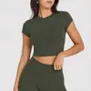 Tops Deportivos Delgados Transfronterizos para Yoga y Deportes al Aire Libre para Mujer, Camisetas de Manga Larga de Secado Rápido, Ropa de Yoga Ajustada para Fitness, Running y Entrenamiento