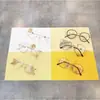 Alfombrilla de Mostrador para Ventana de Tienda de Gafas, Alfombrilla de Exhibición de Gafas, Alfombrilla Colorida, Accesorios para Fotografía, Gafas