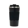 304 nueva funda de cuero de silicona acero inoxidable conservación del calor taza fría taza de agua para coche acompañante ocio al aire libre taza de café