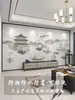 Decoración de Papel Tapiz 3D Estilo Chino Retro Patrón de Nube Ático Pared de Fondo de TV Papel Tapiz Sala de Estar Tela de Pared Dormitorio Tela de Pared Mural