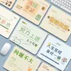 Tapete de aprendizagem para escritório de estudante, tapete de mesa, tapete de mouse para mapa, personalizado, à prova d'água e à prova de óleo, estilo INS, presente de uma geração