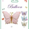 Una Pieza de Nuevo Morado Hielo Mariposa Película de Aluminio Globos de Boda Fiesta de Cumpleaños Decoración de Boda Globos Decoración al por Mayor