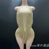 Nuevo Vestido de Danza Latina Brillante con Flecos 2025 en Color Nude, Ajustado, Elegante, Sexy, Mono Ultra Corto