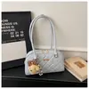 Bolso de Bowling Rombo de Aspecto Elegante Estilo Nuevo Primavera 2026 para Mujer, Bolso de Hombro Cruzado Moderno y Sencillo, Bolso de Mano para Viajes Diarios