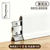 Rodapé espesso em liga de alumínio estilo creme, rodapé metálico simples para decoração de interiores, disponível para entrega imediata