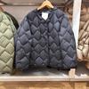 Casaco Feminino Leve Impermeável Branco de Penas de Pato Soltinho Lançamento Outono/Inverno 2024 Japonês Single 463073