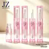 Pedido Jinze: Tubo Redondo de Lipstick de Doble Extremo, Tubo de Brillo Labial con Aplicador de Cepillo Grueso, Tubo de Barra de Polvo, Materiales de Empaque de Plástico