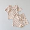 Pijamas Infantiles en Stock Estilo Verano 2026 Ropa de Casa Infantil Algodón Puro Clase A Estilo Nórdico Conjunto de Pijama para Bebé