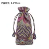 Bolsas de Embalaje para Almacenamiento de Peines Largos al por Mayor, Bolsitas de Brocado Vintage, Bolsas de Regalo con Cordón, Bolsitas de Tela Pequeñas para Joyería