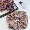 Scrunchie Dupla Camada Oversized Estilo Zhao Lusi para Mulheres 2026 Novo Prendedor de Rabo de Cavalo Alto Acessório de Cabelo Ornamento de Cabelo