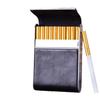 Bolsa de Cuero para Cigarrillos, Estuche para Cigarrillos de Acero Inoxidable de Tamaño Mediano, Set para Fumar, Pitillera Grabada, Bolsa Creativa para Cigarrillos, Regalo de Cumpleaños, Estuche para Cigarrillos de Regalo