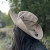 * Ir de campamento juntos * Sombrero para acampar y senderismo al aire libre sombrero para protección solar sombrero de caballero primavera y verano fotografía pareja