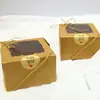 Transfronterizo En Stock Color Blanco Piel de Vaca Para Hornear Para Llevar Empaque Pequeño para Pasteles Cajas de Cartón para Pasteles Vasos de Papel Cajas para Muffins Venta al por Mayor