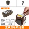 Cepillo eléctrico para barbacoa transfronterizo, cepillo de herramienta de mano para eliminar manchas de aceite para barbacoa al aire libre, cepillo de limpieza removedor de óxido y manchas de acero inoxidable