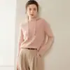 Suéter de Cachemira para Mujer Baicaierong Otoño/Invierno 2026, Sudadera Engrosada, Diseño Versátil, Tejido de Lana
